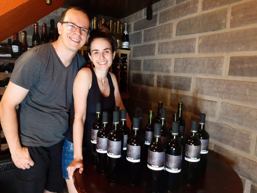 Processo de produção de vinho artesanal